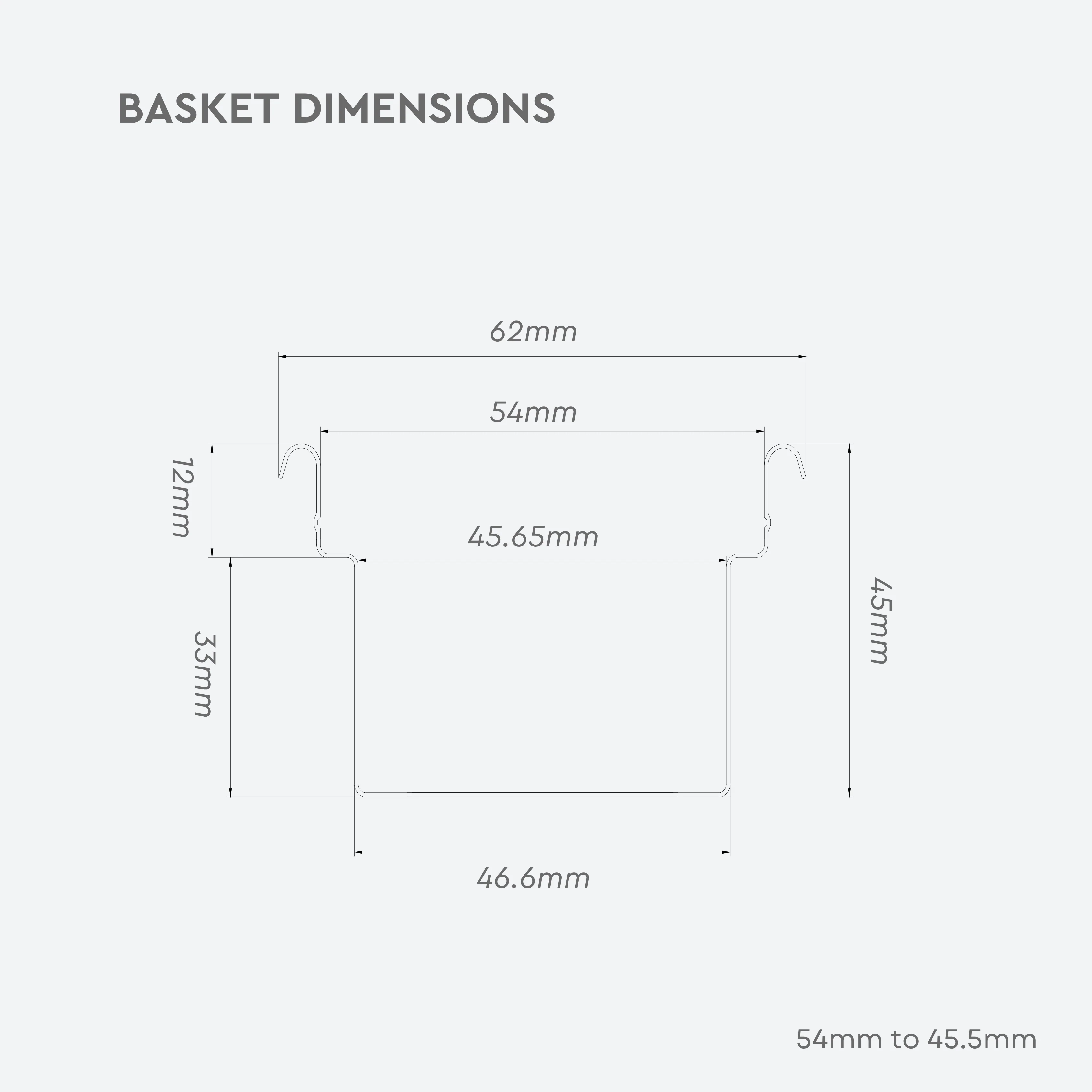 Normcore 54mm to 45.5mm Step-Down Basket - Optional Accessories - Image 4