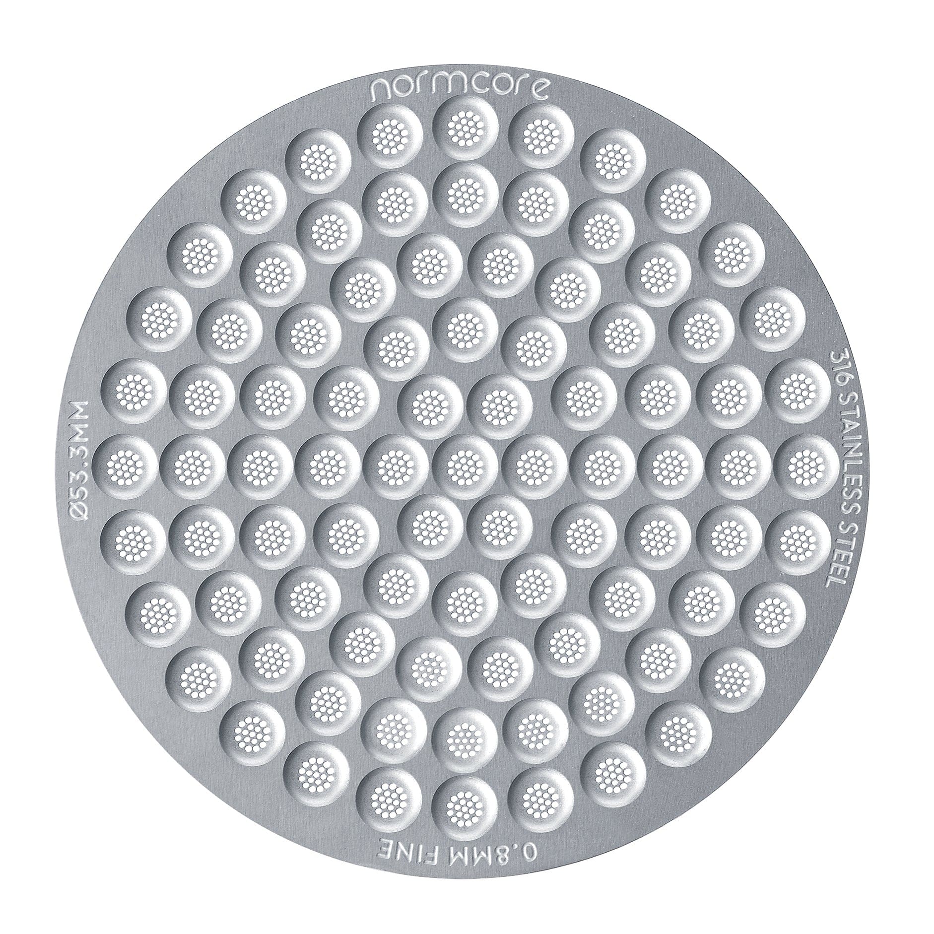 Normcore Ultra-Slim 0.8 mm Puck Screen - 316 Stainless Steel - Image 4