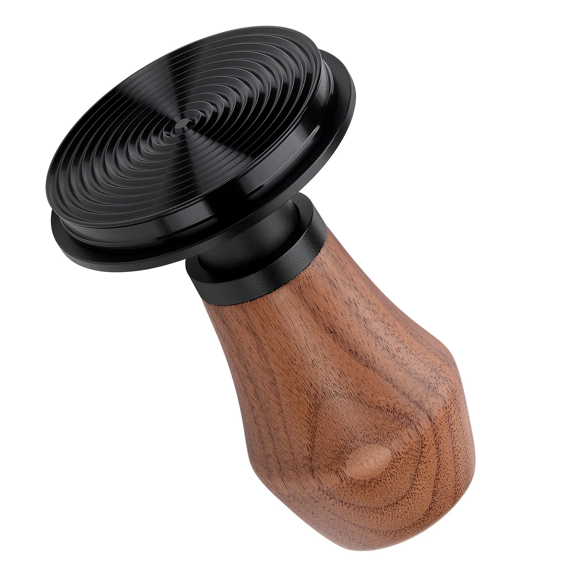 Normcore V4 Spring-loaded Tamper - WALNUT - Titanium PVD Coating Base - Image 6